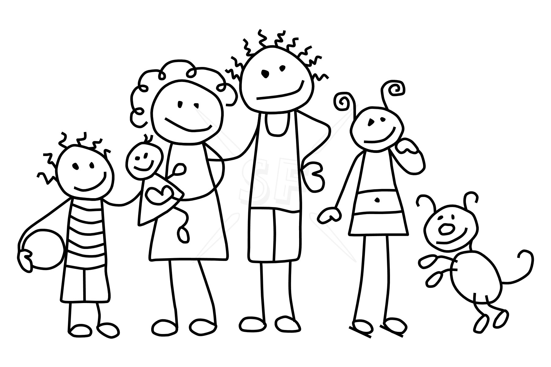families coloring pages - photo #15